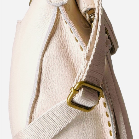 The Sak White Embossed Shoulder Bag